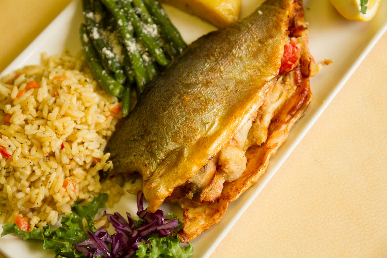 Stuffed Rainbow Trout